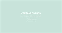 Desktop Screenshot of campingcoroso.com